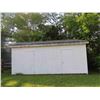 Image 1 : High Wood Storage Shed - Built on Truck Deck for Floor, on Skid