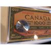 Image 2 : Vintage $1000 Bill Clock 9 1/2'' x 21'' 