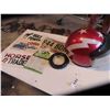Image 1 : Tire Ashtray, License Plates, Helmets