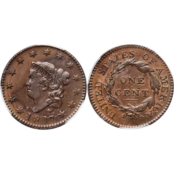 1817 N-12 R3 PCGS graded AU53