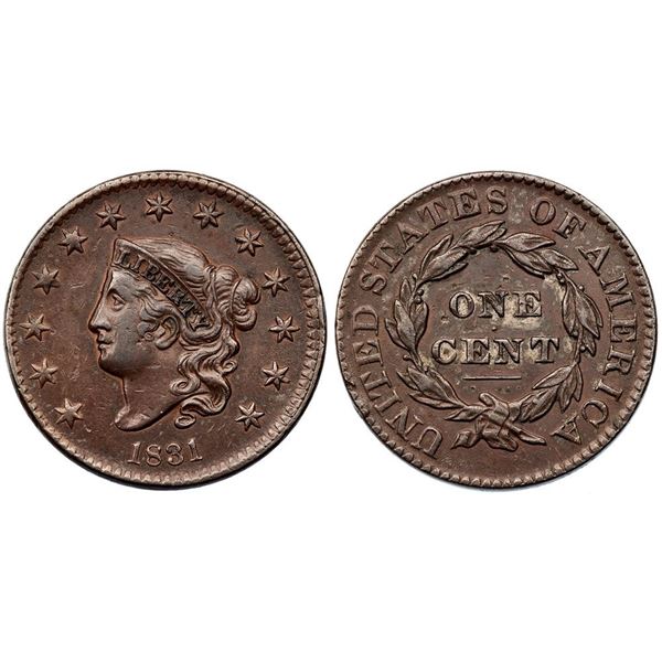 1831 N-7 R1 Large Letters VF25