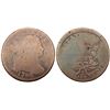 Image 1 : Pair of 1798 Cents with Style I Hair