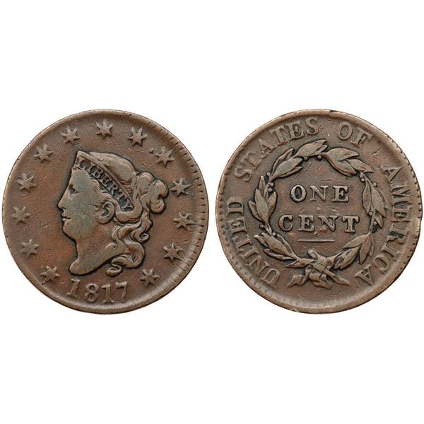 Quartet of 1817 Cents
