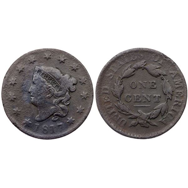 Quartet of 1817 Cents