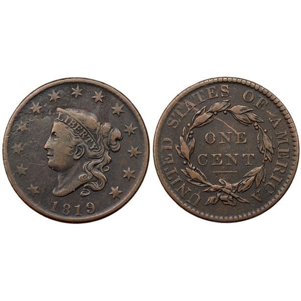 Pair of 1819 Cents