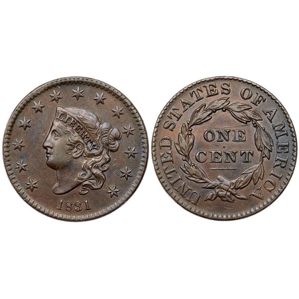 1831 N-7 R1 Large Letters VF30