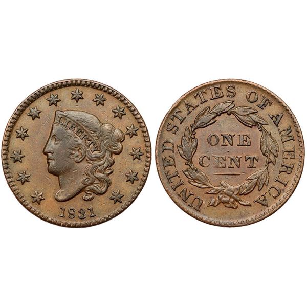 1831 N-10 R3 Large Letters VF30