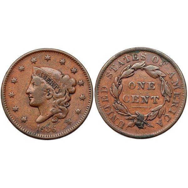 Trio of 1836 Cents