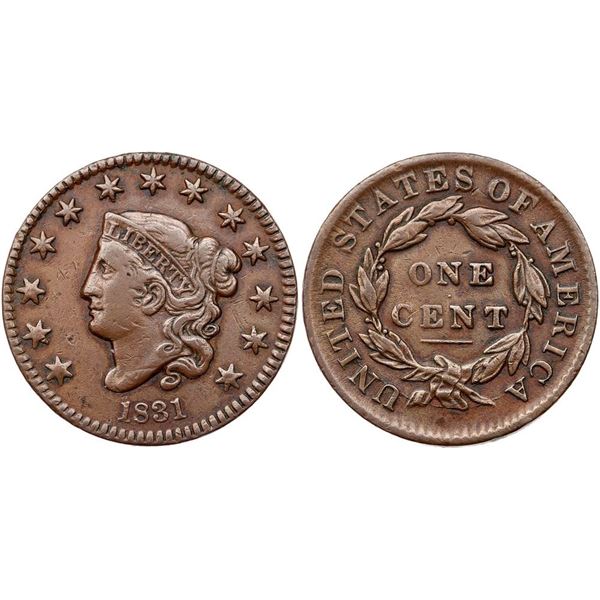 1831 N-5 R4 Medium Letters VF25