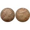 Image 1 : A pair of 1774-dated Counterfeit George III British Halfpence.