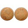 Image 1 : 1785 Counterfeit George III British Halfpenny, Newman 50-85A. 103.8 grains.