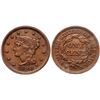 Image 1 : 1848 N-17 R1 Repunched 4 PCGS graded MS64 Brown