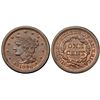 Image 1 : 1846 N-1 R1 Small Date, Repunched 18 MS62+