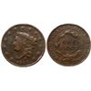 Image 1 : Pair of ANACS-graded Cents, 1824 & 1827