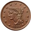 Image 2 : 1843 N-2 R1 Petite Head with Small Letters ANACS graded AU53