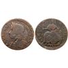 Image 1 : 1787 Connecticut Miller 37.3-i R3 Draped Bust Left F12