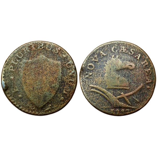 Pair of 1787 New Jersey Coppers