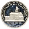 Image 2 : 1887 Washington Medal Honoring the Centennial of the Adoption of the US Constitution in White Metal