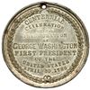 Image 2 : 1889 Washington Inauguration Centennial in White Metal or Pewter Douglas-10 EF45