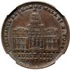 Image 2 : (1837) Hard Times Token Low-97 Rulau HT-293 R1 NGC graded MS63 Brown