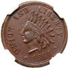Image 2 : 1863 Patriotic US Civil War Token Fuld-99/292a R3 NGC graded MS62 Brown