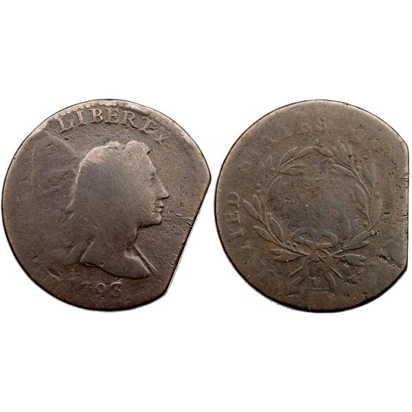 1793 S-13 R4- Liberty Cap AG3+