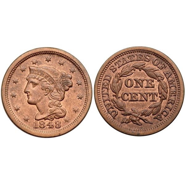 1848 N-1 R1 Repunched 184 AU55