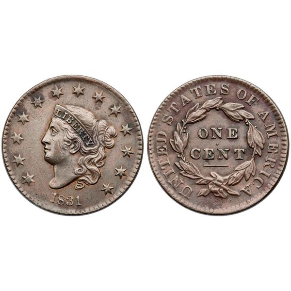 Pair of 1831 Cents