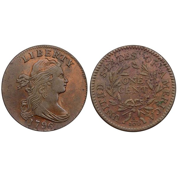 1796 S-111 R5- Draped Bust VF20