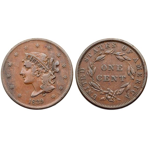 1839 N-12 R4 Booby Head VF20