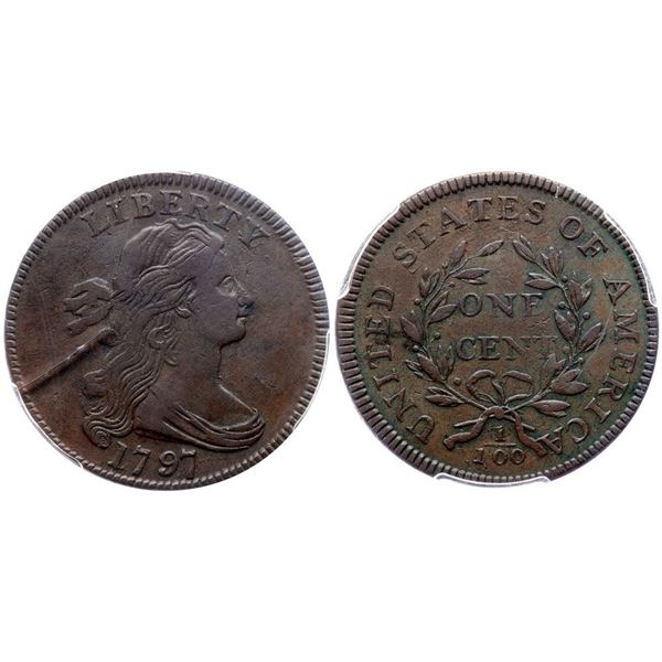 1797 S-137 R2 PCGS graded VF35