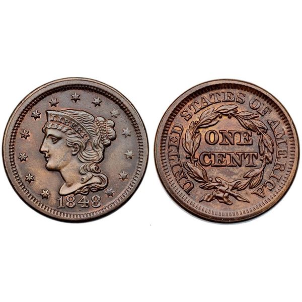 1848 N-16 R1 Repunched 184 AU55