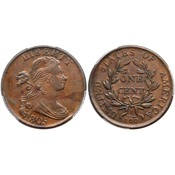 1805 S-269 PCGS Graded AU55