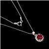 Image 1 : Natural Red Ruby Pendant