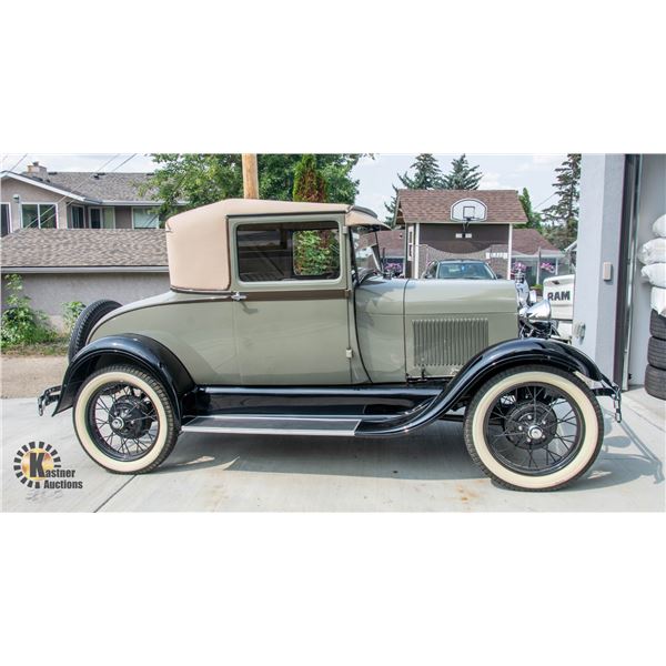 1928 FORD MODEL-A BUSINESS COUPE WITH RUMBLE SEAT