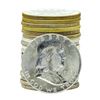 Image 1 : Roll of (20) Brilliant Uncirculated 1960-D & 1963-D Franklin Half Dollar Coins