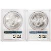 Image 2 : Lot of (2) 2016 $1 American Silver Eagle Coins PCGS MS70