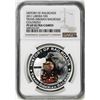 Image 1 : 2011 Liberia $5 History of Railroads Trans-Siberian Silver Coin NGC PF69 Ultra Cameo