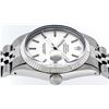 Image 8 : Rolex Mens Stainless Steel Silver Index Datejust Wristwatch