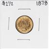 Image 1 : 1878 $2 1/2 Liberty Head Quarter Eagle Gold Coin Damaged