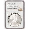 Image 1 : 1986-S Proof $1 American Silver Eagle Coin NGC PF69 Ultra Cameo