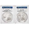 Image 1 : Lot of 2021-2022 $1 American Silver Eagle Coins PCGS MS69 Early Issue