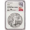 Image 1 : 2020 $1 American Silver Eagle Coin NGC MS70 Mercanti Signature