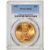 Image 1 : 1927 $20 St. Gaudens Double Eagle Gold Coin PCGS MS66