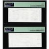 Image 2 : Set of Giori Test Note Washington & Lincoln Memorial PMG Choice Uncirculated 64