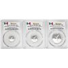 Image 1 : Lot of 2016-Mo Mexico Proof 1/20, 1/10 and 1/4 oz Silver Libertad Coins PCGS PR69DCAM