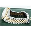 Image 7 : Rolex Mens Two Tone Champagne Jubilee Index Diamond Wristwatch With Rolex Box