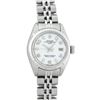 Image 2 : Rolex Ladies Stainless Steel White Dial Datejust Wristwatch