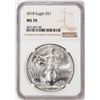 Image 1 : 2018 $1 American Silver Eagle Coin NGC MS70