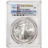 Image 1 : 2021-(S) Type 2 $1 American Silver Eagle Coin PCGS MS69 First Strike Emergency Issue